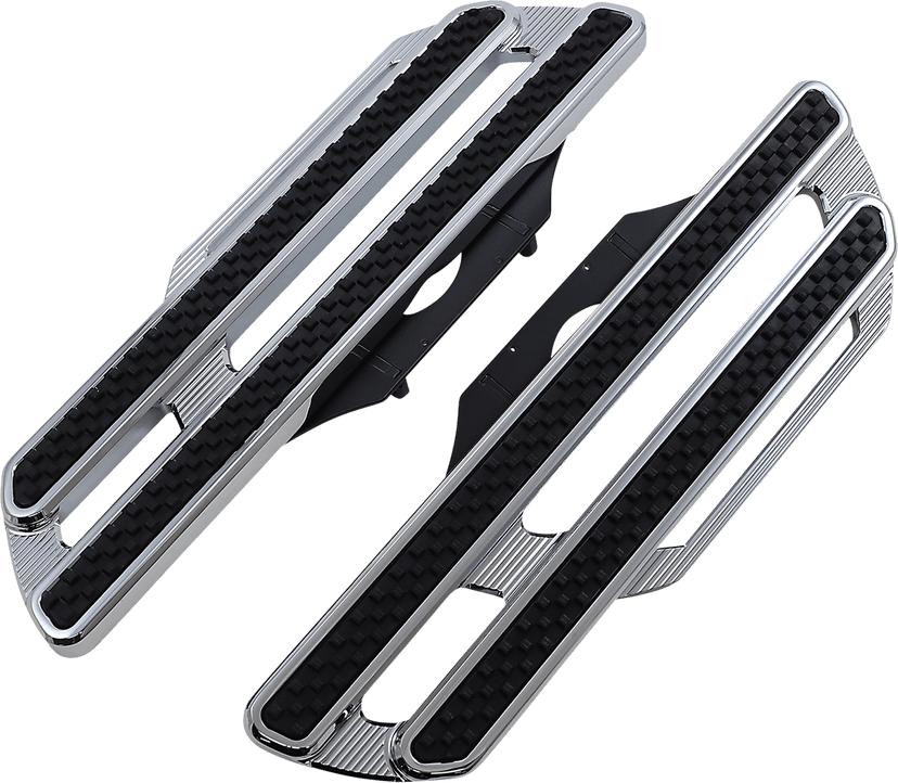 ARLEN NESS 1621-1041 Method Driver Floorboards - Extended - Chrome