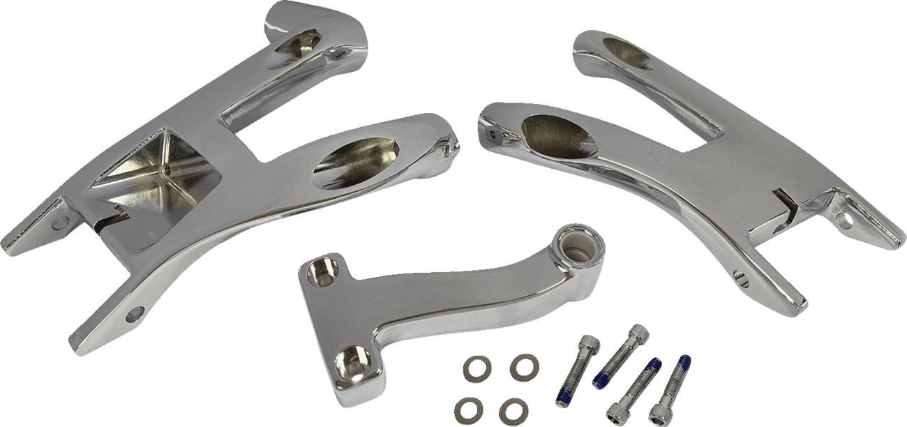 DRAG SPECIALTIES 1621-1052 Rider Floorboard Mount - Chrome
