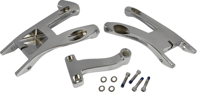 DRAG SPECIALTIES 1621-1052 Rider Floorboard Mount - Chrome
