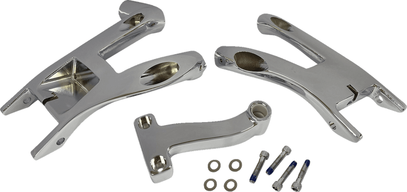 DRAG SPECIALTIES 1621-1052 Rider Floorboard Mount - Chrome