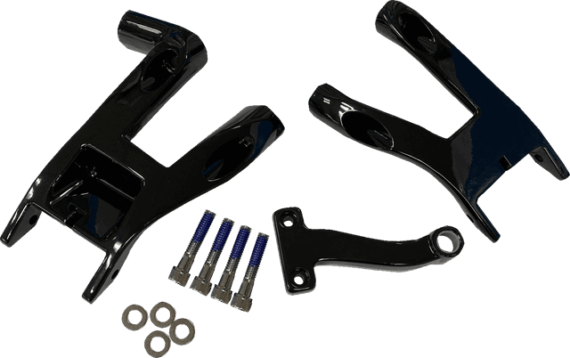 DRAG SPECIALTIES 1621-1053 Rider Floorboard Mount - Black