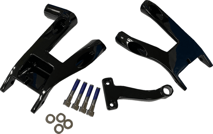 DRAG SPECIALTIES 1621-1053 Rider Floorboard Mount - Black