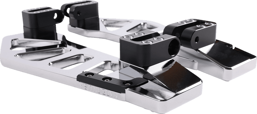 THRASHIN SUPPLY CO. 1621-1113 Apex Floorboard Tail Extension with 1/2" Lift Kit - Chrome — image 2 of 2