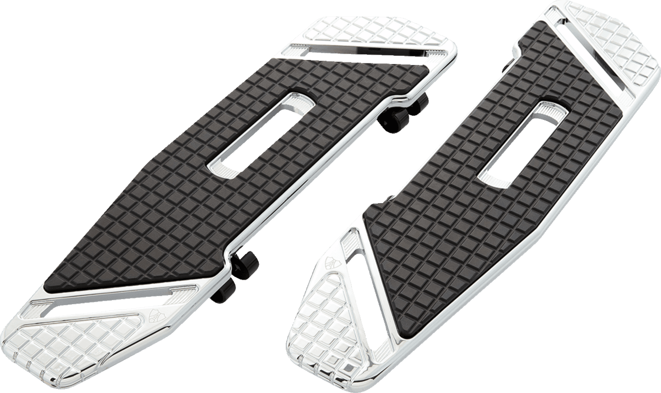 ARLEN NESS 1621-1121 SpeedLiner Floorboards - Driver - Chrome
