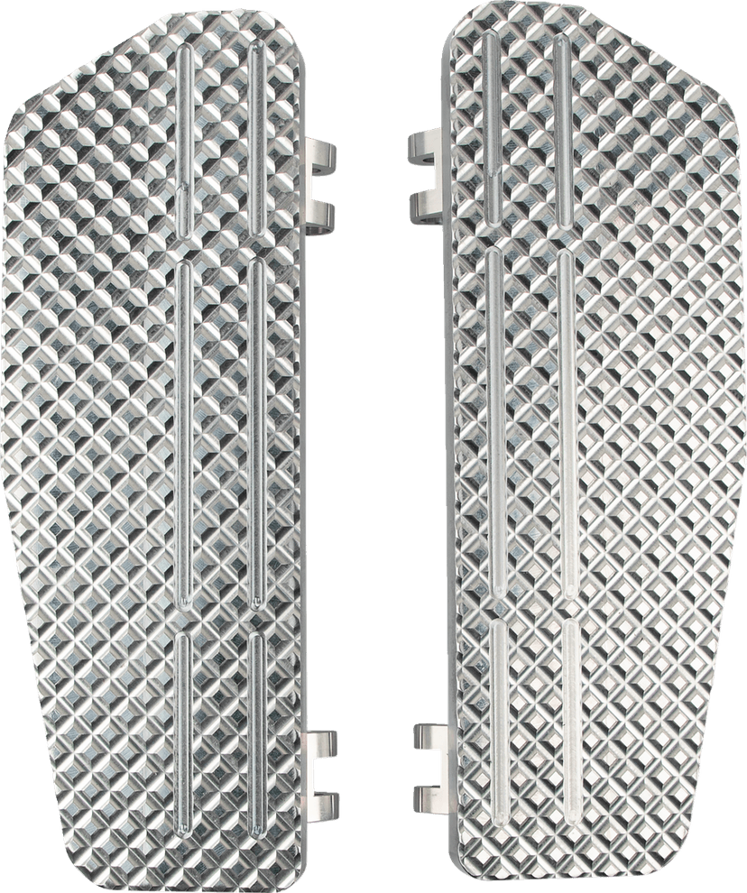 LA CHOPPERS 1621-1128 County Line Billet Floorboards - Raw - FL — image 1 of 3