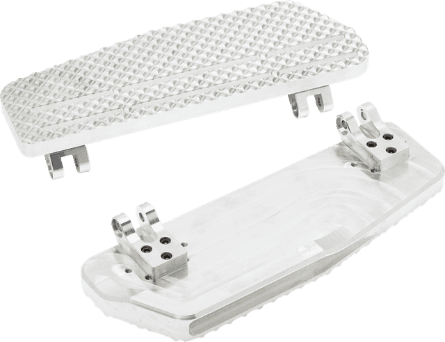 LA CHOPPERS 1621-1128 County Line Billet Floorboards - Raw - FL — image 3 of 3