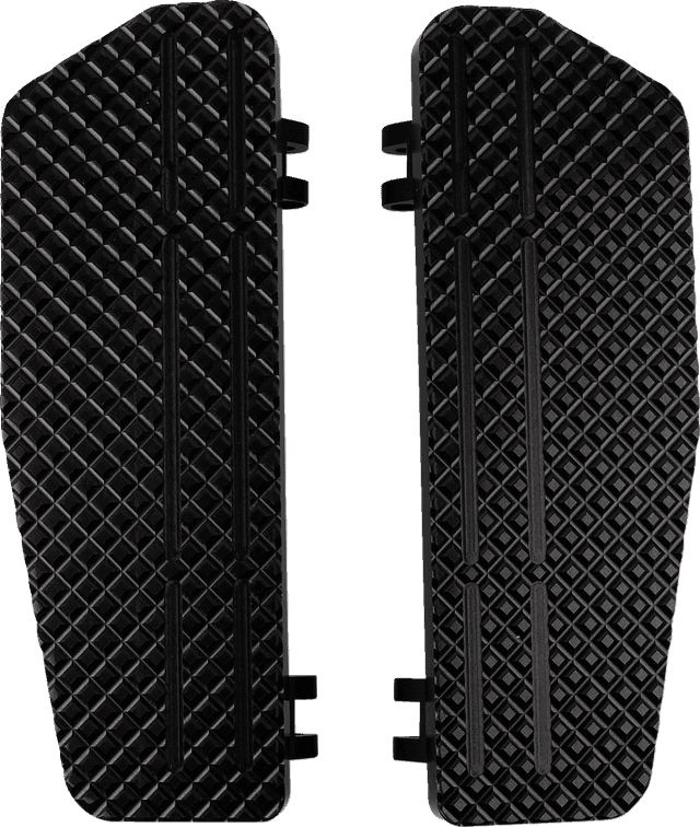LA CHOPPERS 1621-1129 County Line Billet Floorboards - Black - FL — image 1 of 3
