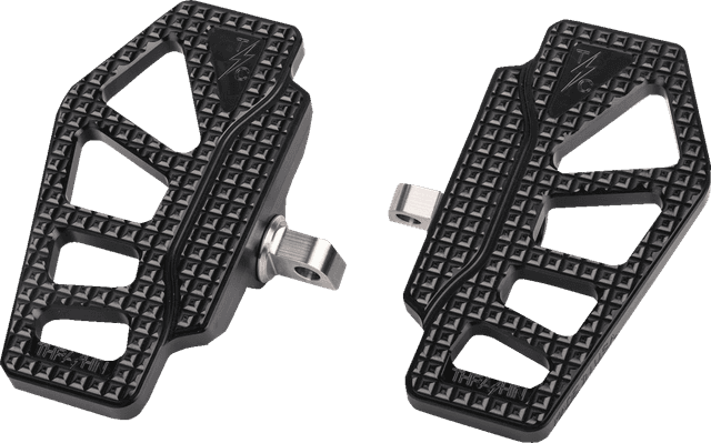 THRASHIN SUPPLY CO. 1621-1145 Apex Mini Floorboards - Male Mount - Black - Dyna/FXR/Softail/Sportster — image 1 of 2