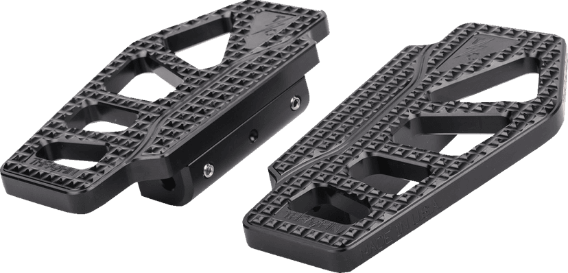 THRASHIN SUPPLY CO. 1621-1147 Apex Mini Floorboards - Passenger - Black — image 1 of 2