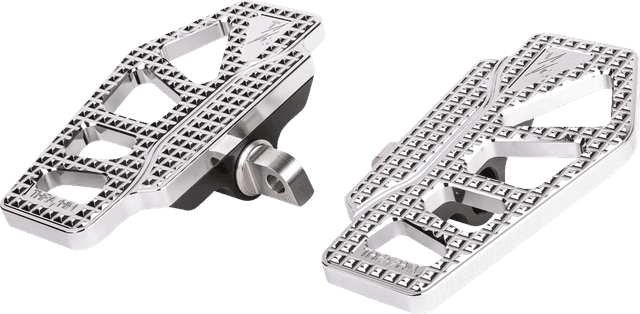 THRASHIN SUPPLY CO. 1621-1149 Apex Mini Floorboards - Male Mount - Chrome - Dyna/FXR/Softail/Sportster — image 2 of 3