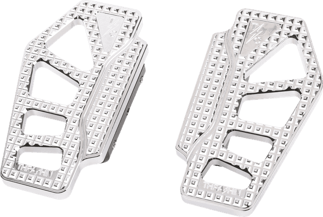 THRASHIN SUPPLY CO. 1621-1151 Apex Mini Floorboards - Passenger - Chrome — image 1 of 3