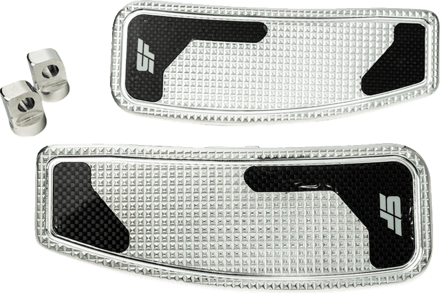 SLYFOX 1621-1155 Mini Floorboards - Chrome Polished - Male Mount