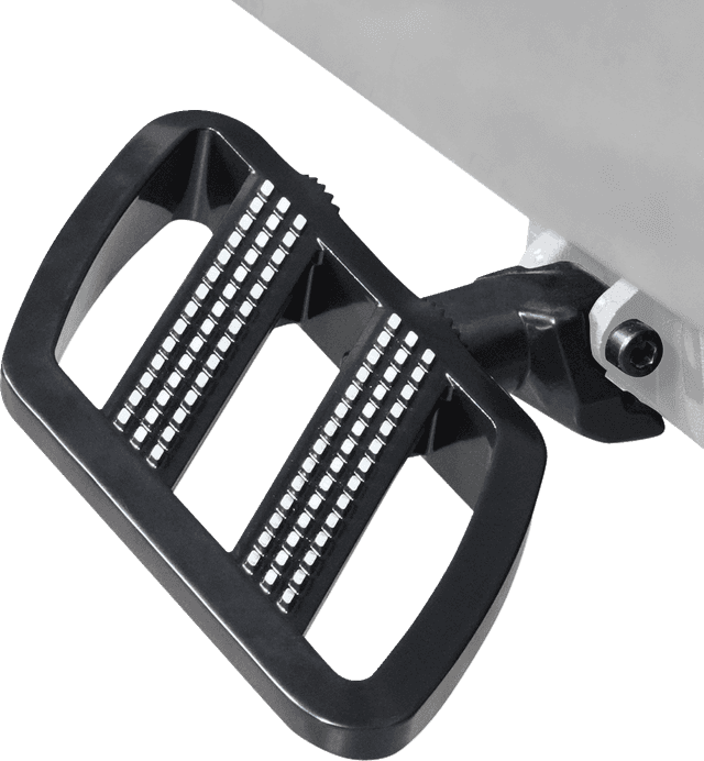 SHOW CHROME 1621-1158 Combat Boards - Driver - Black w/ Contrast Cut - Ryker '19-'24 — image 2 of 6