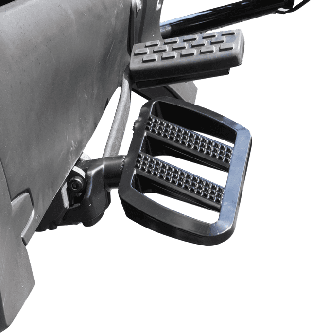 SHOW CHROME 1621-1159 Combat Boards - Driver - Stealth Black - Ryker '19-'24 — image 4 of 10