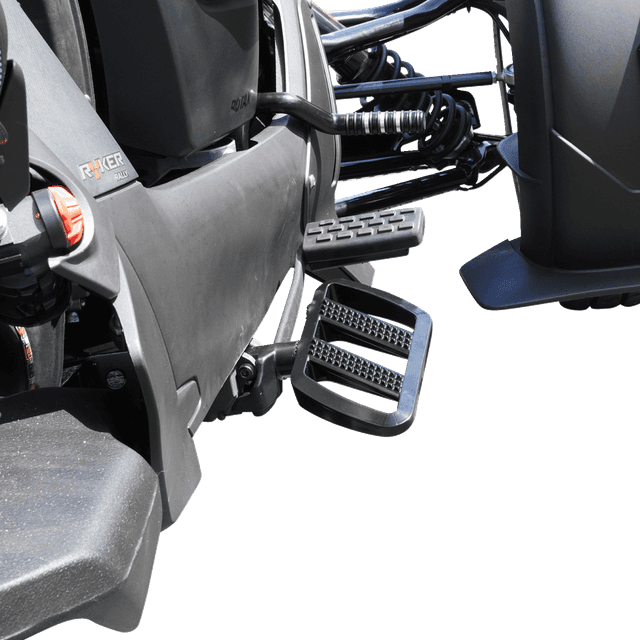 SHOW CHROME 1621-1159 Combat Boards - Driver - Stealth Black - Ryker '19-'24 — image 10 of 10