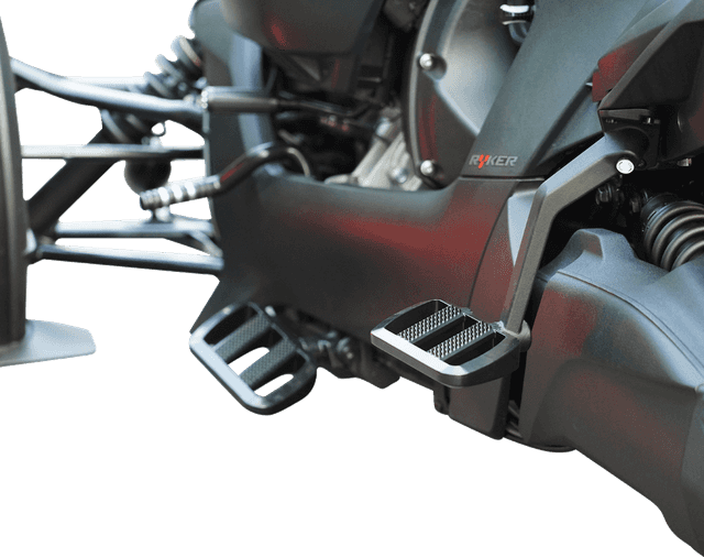SHOW CHROME 1621-1159 Combat Boards - Driver - Stealth Black - Ryker '19-'24 — image 8 of 10