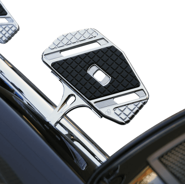 ARLEN NESS 1621-1174 Forged Floorboard Mounts - Passenger - Chrome — image 4 of 5