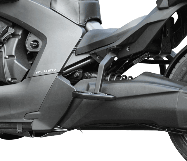 SHOW CHROME 1621-1176 Combat Boards - Passenger - Stealth Black - Ryker '19-'24 — image 3 of 8