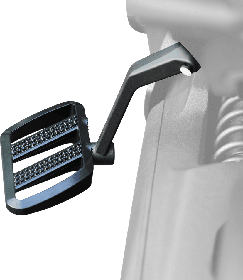 SHOW CHROME 1621-1176 Combat Boards - Passenger - Stealth Black - Ryker '19-'24 — image 2 of 8