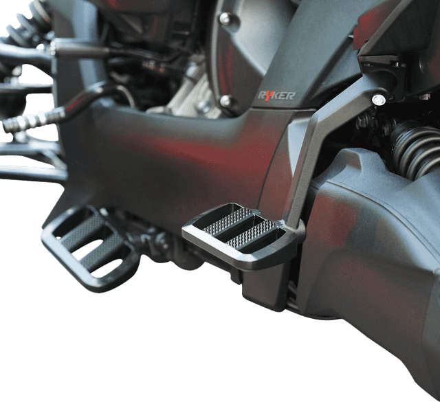 SHOW CHROME 1621-1176 Combat Boards - Passenger - Stealth Black - Ryker '19-'24 — image 8 of 8