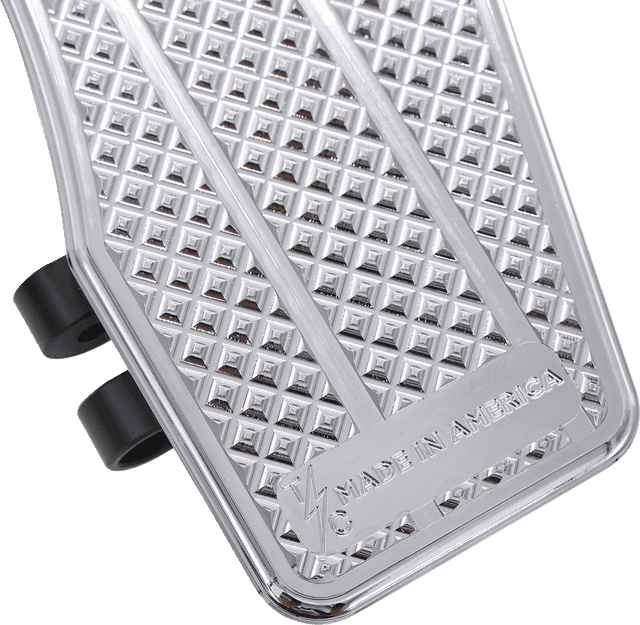 THRASHIN SUPPLY CO. 1621-1181 Floorboards - Driver - Chrome — image 4 of 4