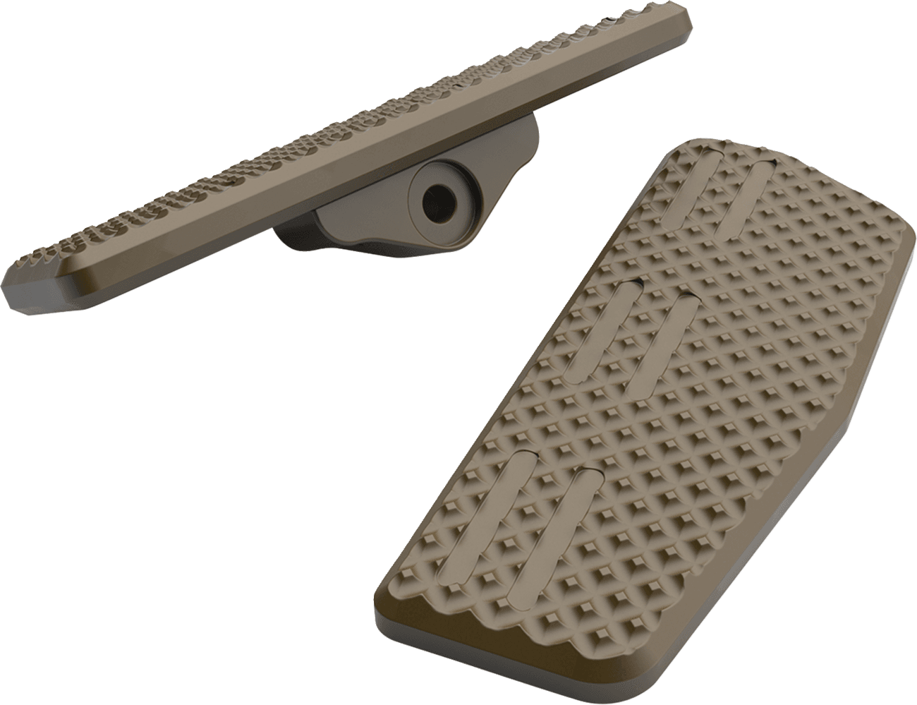 LA CHOPPERS 1621-1197 Mini Floorboards - Driver - Bronze