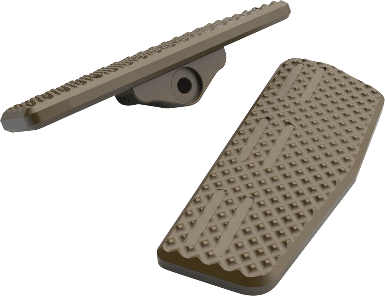 LA CHOPPERS 1621-1200 Mini Floorboards - Driver - Bronze