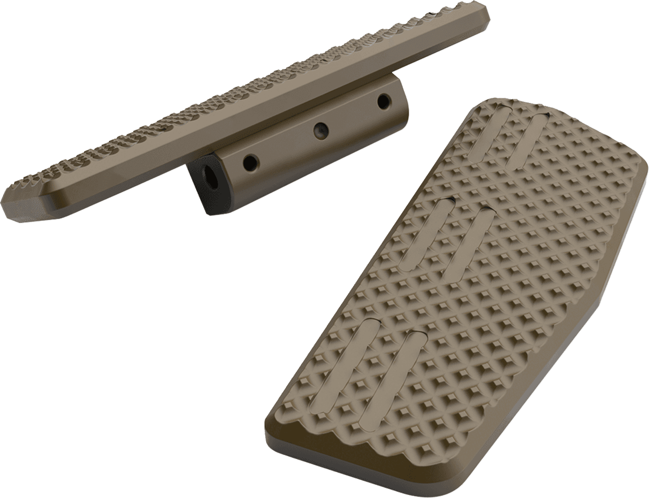 LA CHOPPERS 1621-1203 Mini Floorboards - Passenger - Bronze