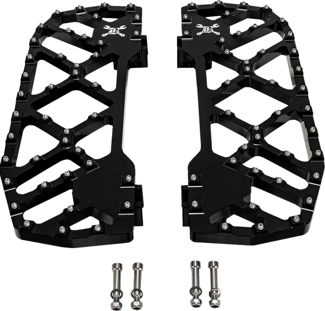 BURLY BRAND 1621-1224 MX-Evolution Floorboards - Driver - Black - FL '85-'26 — image 2 of 4
