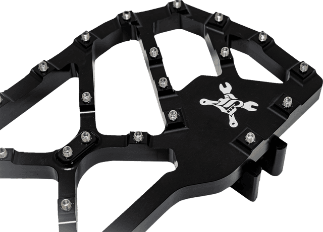 BURLY BRAND 1621-1224 MX-Evolution Floorboards - Driver - Black - FL '85-'26 — image 4 of 4