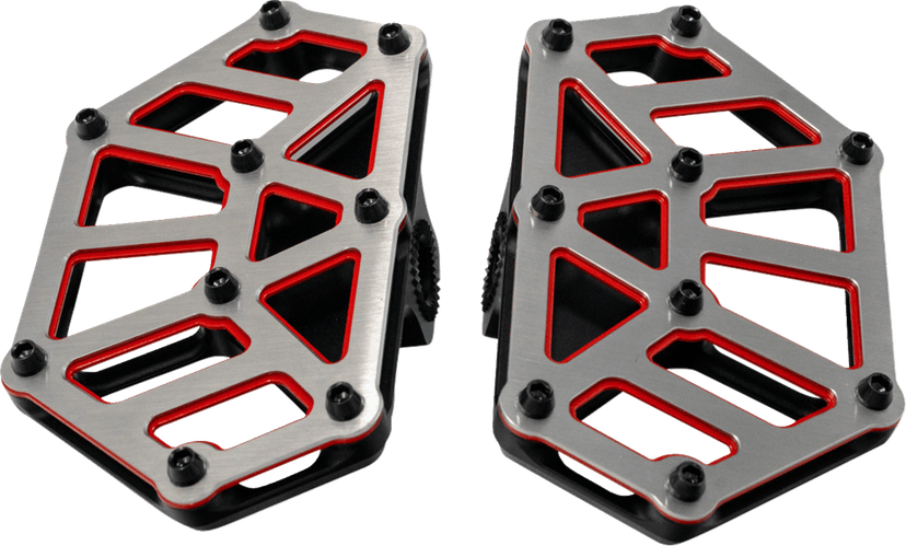 KODLIN USA 1621-1226 NXL Mini Floorboards - Black w/ Red Accent — image 2 of 3