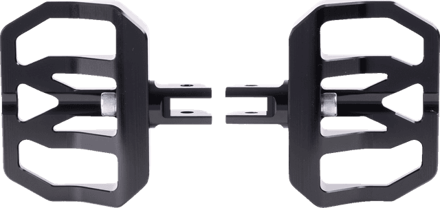 THRASHIN SUPPLY CO. 1621-1231 Mini Aggressor Floorboards - Black - Front — image 2 of 3