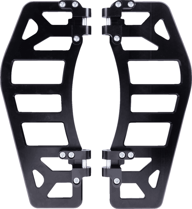 THRASHIN SUPPLY CO. 1621-1235 Aggressor Floorboards - Black — image 2 of 7