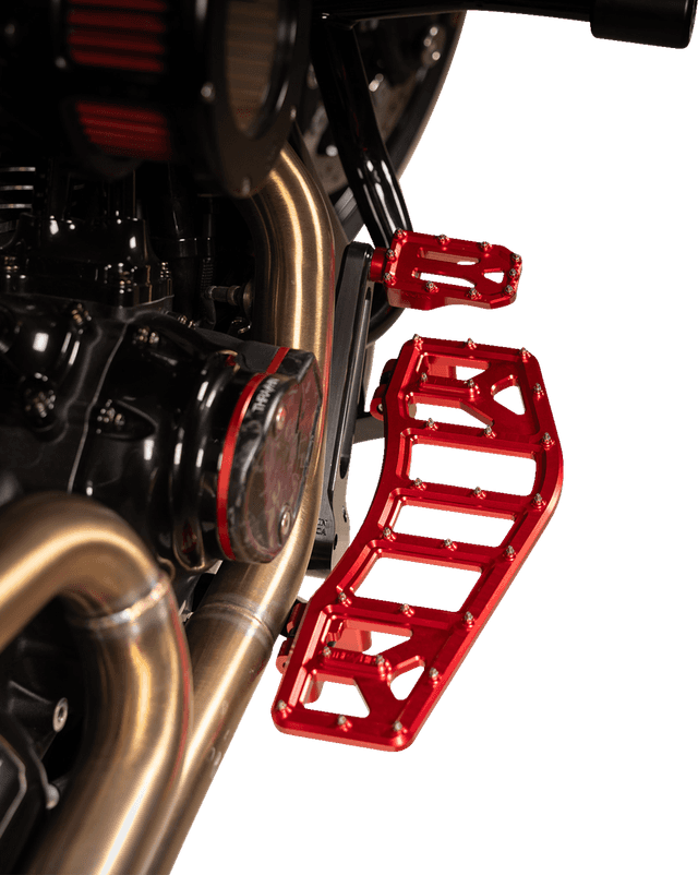 THRASHIN SUPPLY CO. 1621-1236 Aggressor Floorboards - Red — image 4 of 9