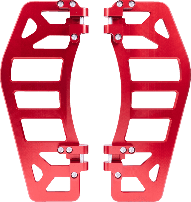 THRASHIN SUPPLY CO. 1621-1236 Aggressor Floorboards - Red — image 2 of 9