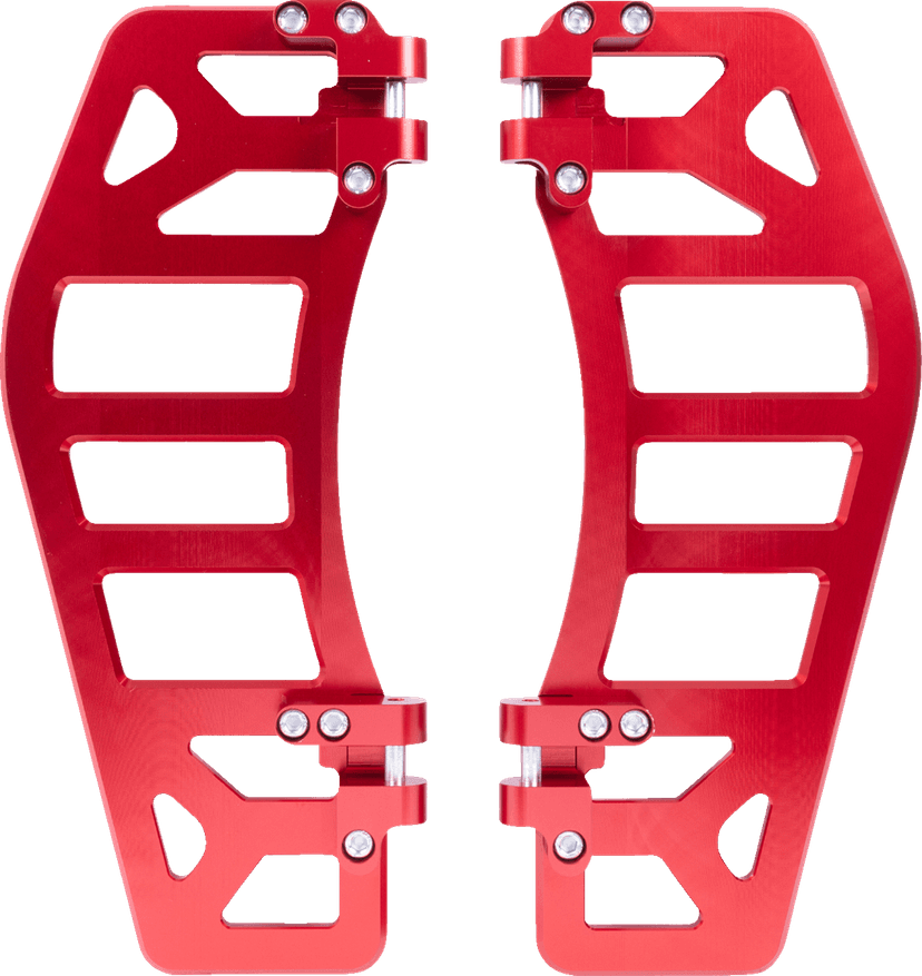 THRASHIN SUPPLY CO. 1621-1236 Aggressor Floorboards - Red — image 2 of 9