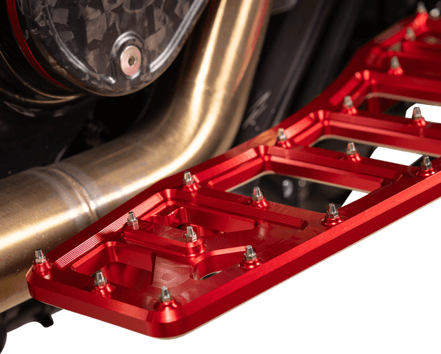 THRASHIN SUPPLY CO. 1621-1236 Aggressor Floorboards - Red — image 7 of 9