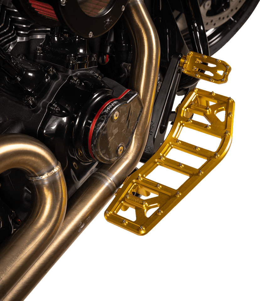 THRASHIN SUPPLY CO. 1621-1237 Aggressor Floorboards - Gold — image 7 of 7