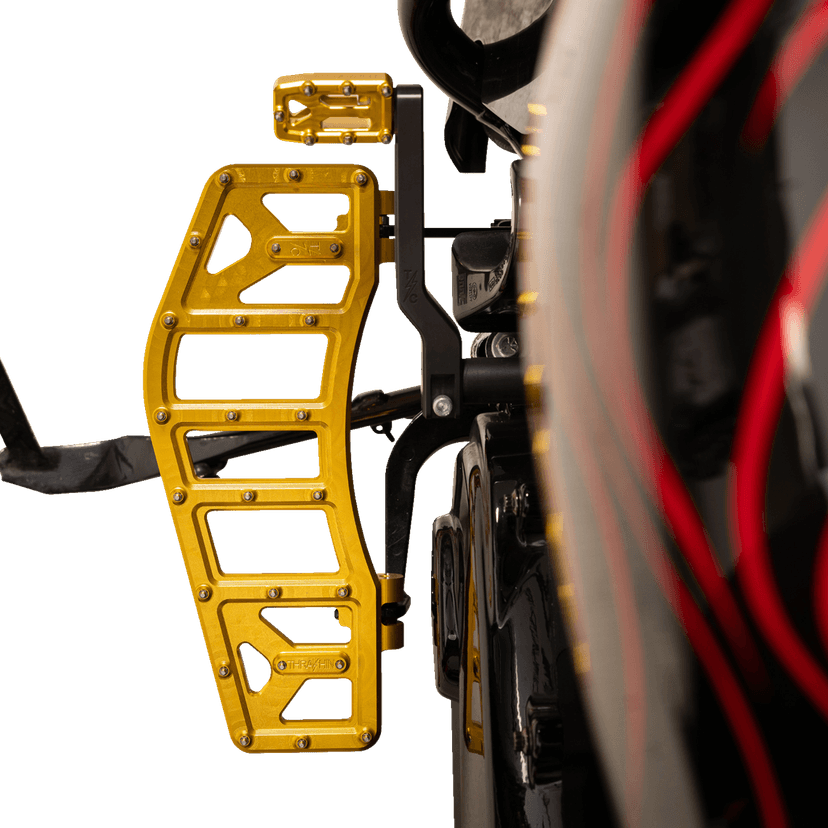 THRASHIN SUPPLY CO. 1621-1237 Aggressor Floorboards - Gold — image 5 of 7