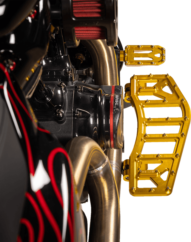 THRASHIN SUPPLY CO. 1621-1237 Aggressor Floorboards - Gold — image 2 of 7