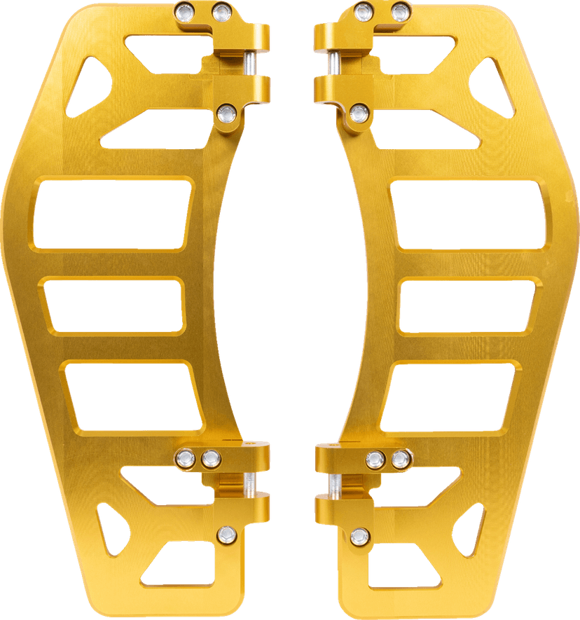THRASHIN SUPPLY CO. 1621-1237 Aggressor Floorboards - Gold — image 3 of 7