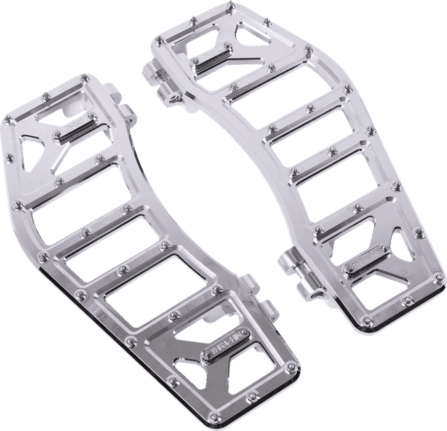THRASHIN SUPPLY CO. 1621-1238 Aggressor Floorboards - Chrome — image 1 of 7