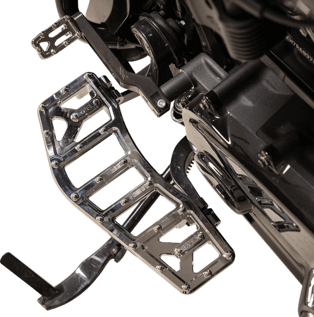 THRASHIN SUPPLY CO. 1621-1238 Aggressor Floorboards - Chrome — image 4 of 7