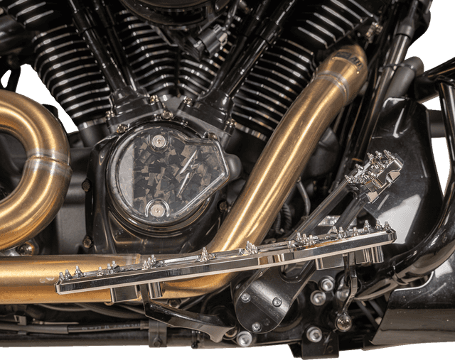 THRASHIN SUPPLY CO. 1621-1238 Aggressor Floorboards - Chrome — image 7 of 7