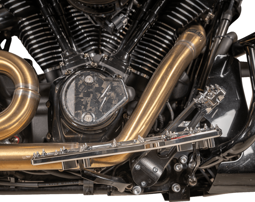 THRASHIN SUPPLY CO. 1621-1238 Aggressor Floorboards - Chrome — image 7 of 7