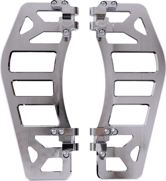 THRASHIN SUPPLY CO. 1621-1238 Aggressor Floorboards - Chrome — image 3 of 7