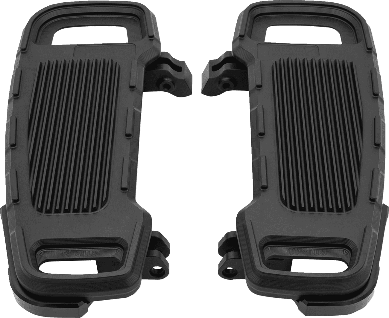DRAG SPECIALTIES 1621-1241 Floorboards Designed by Gilles - Adjustable Width - Black
