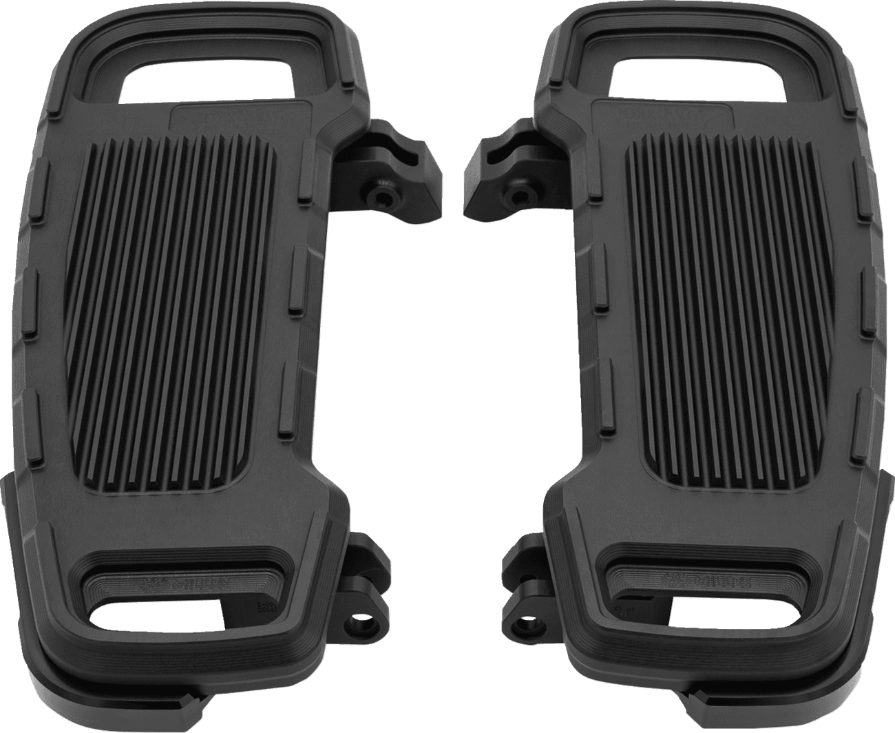 DRAG SPECIALTIES 1621-1241 Floorboards Designed by Gilles - Adjustable Width - Black