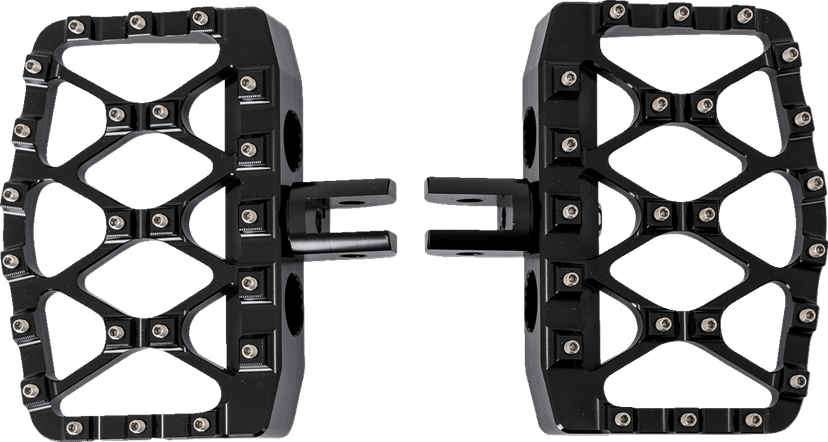 BURLY BRAND 16211254 MX-Evolution Mini Floorboards - Black - FL/FX — image 1 of 4