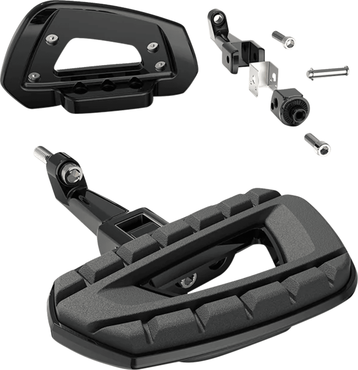 CIRO 16211256 Chicane™ Mini Floorboards - with Passenger Brackets - Black